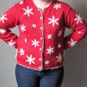 Large Red "Ugly" Christmas Sweater